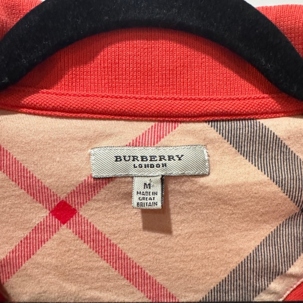 Burberry London Red Sleeveless Polo Dress - Picture 3 of 6